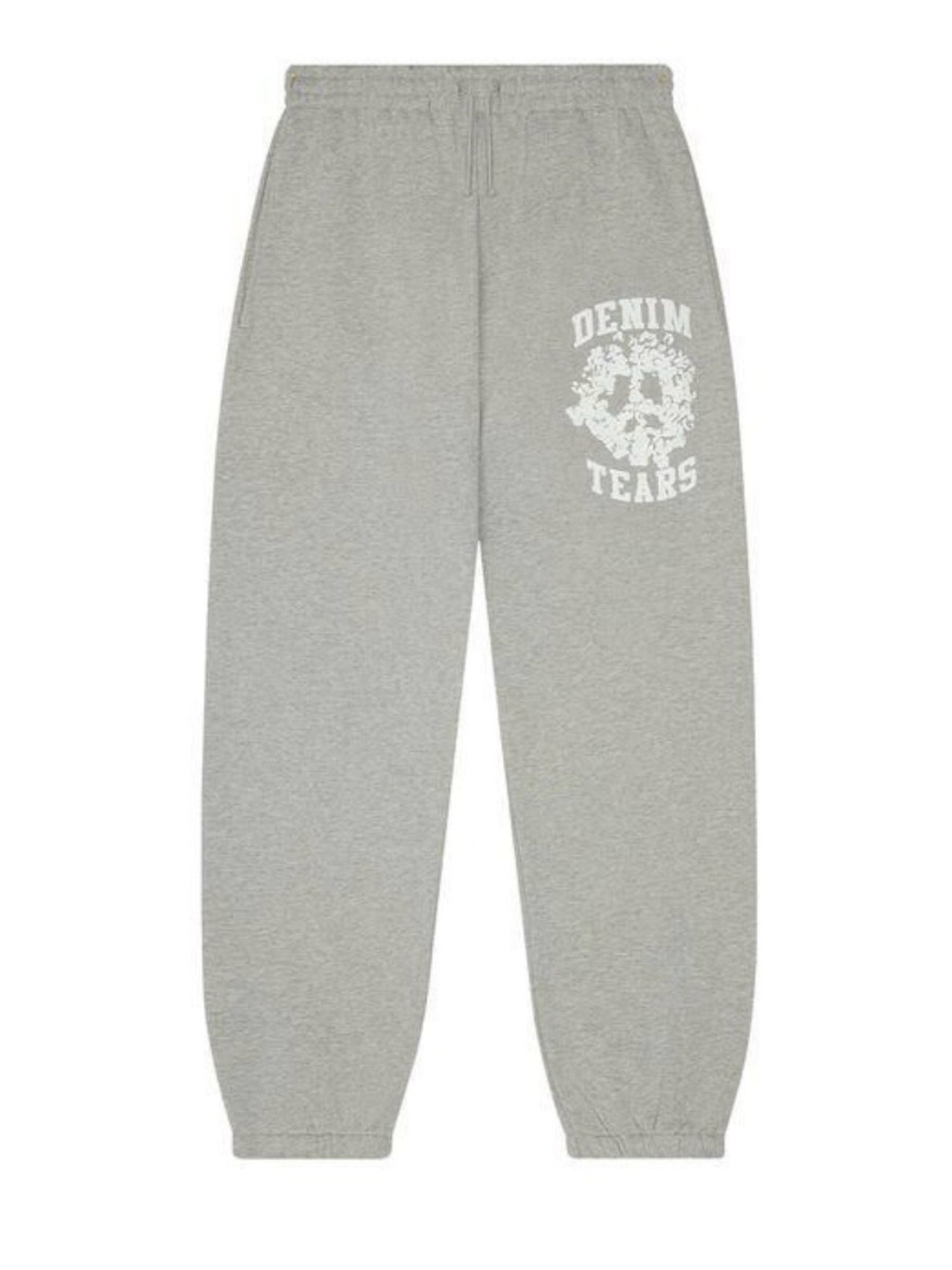 Denim Tears Men's Grey Logo Sweatpants